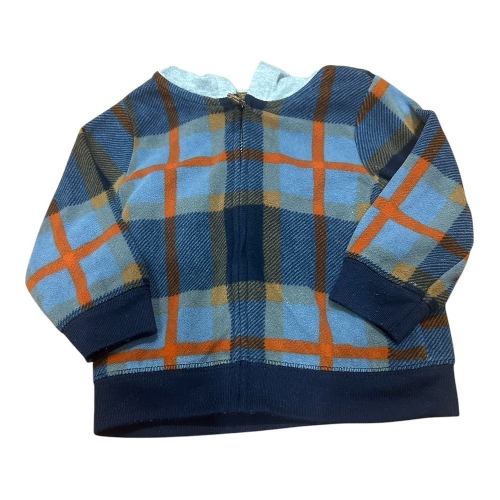 Carters Hooded Fleece Sweatshirt Blue Size 9 Months